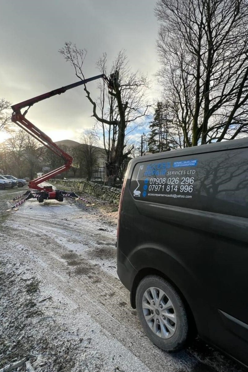 Access Repair working on a project in Glasgow, Scotland
