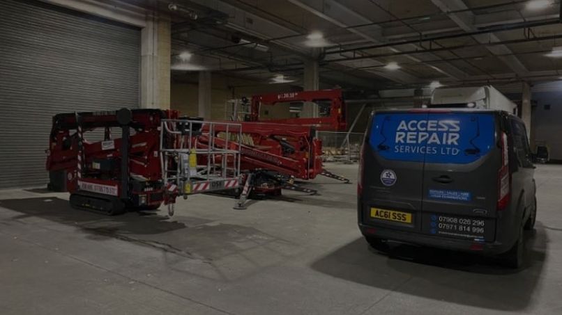 Access equipment provided by Access Repair Services Ltd for efficient and safe project execution